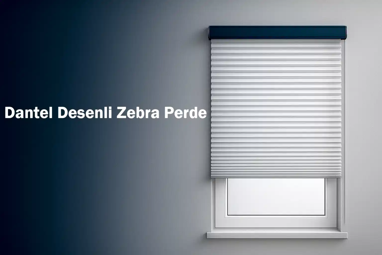 Dantel Desenli Zebra Perde