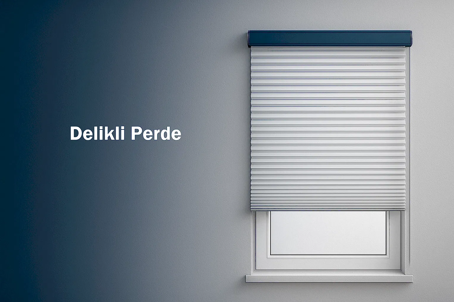 Delikli Perde