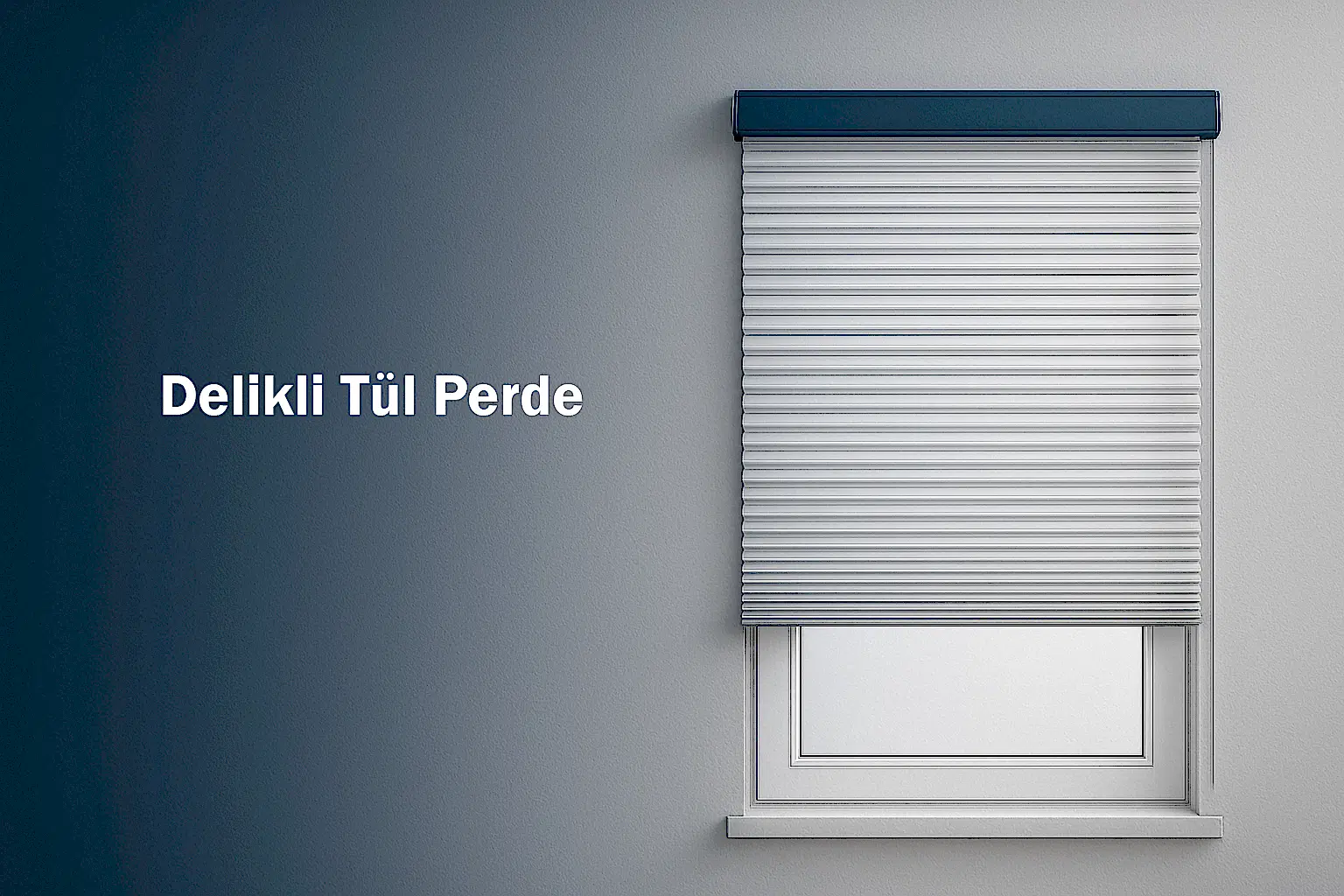 Delikli Tül Perde