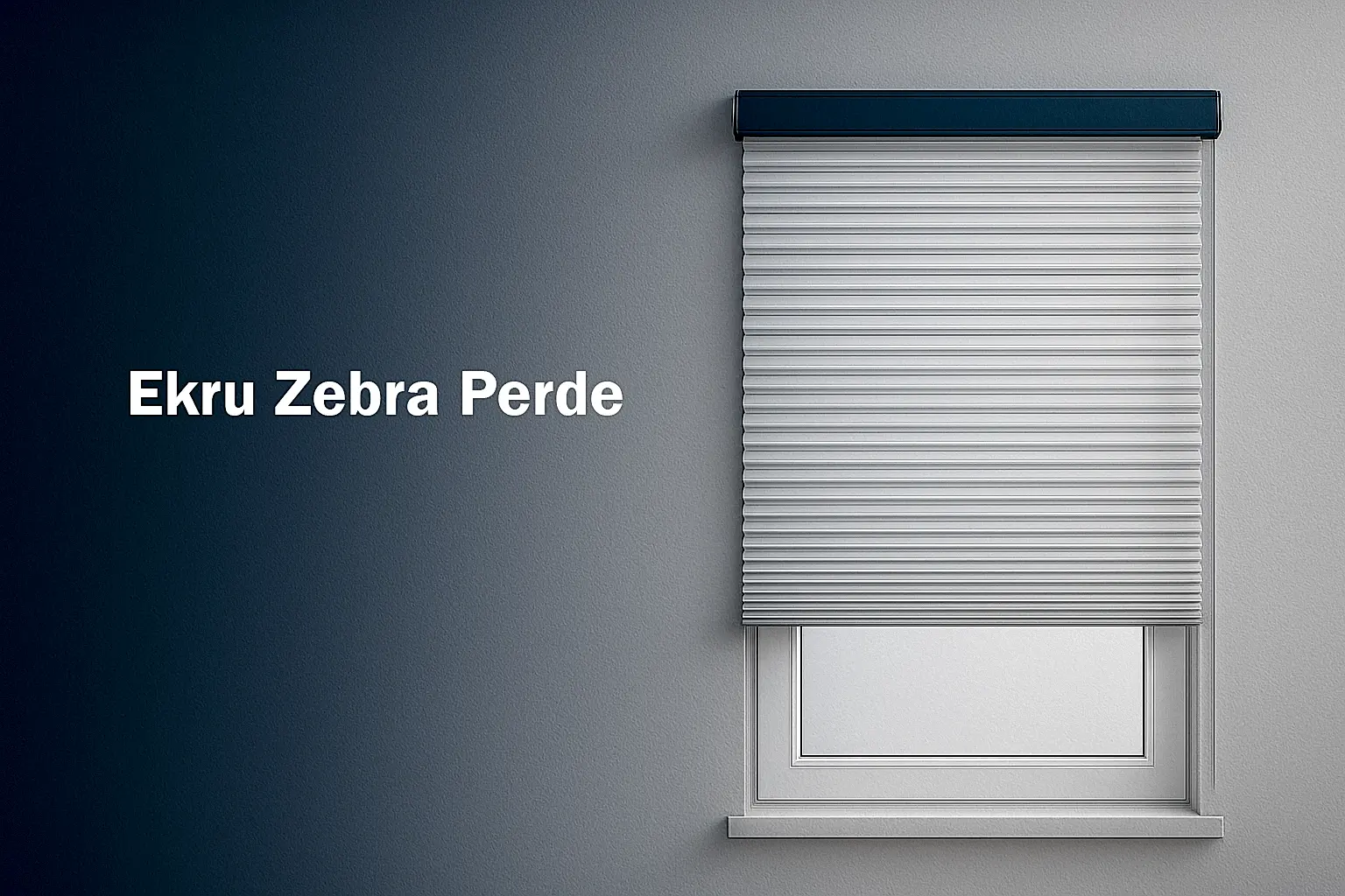Ekru Zebra Perde