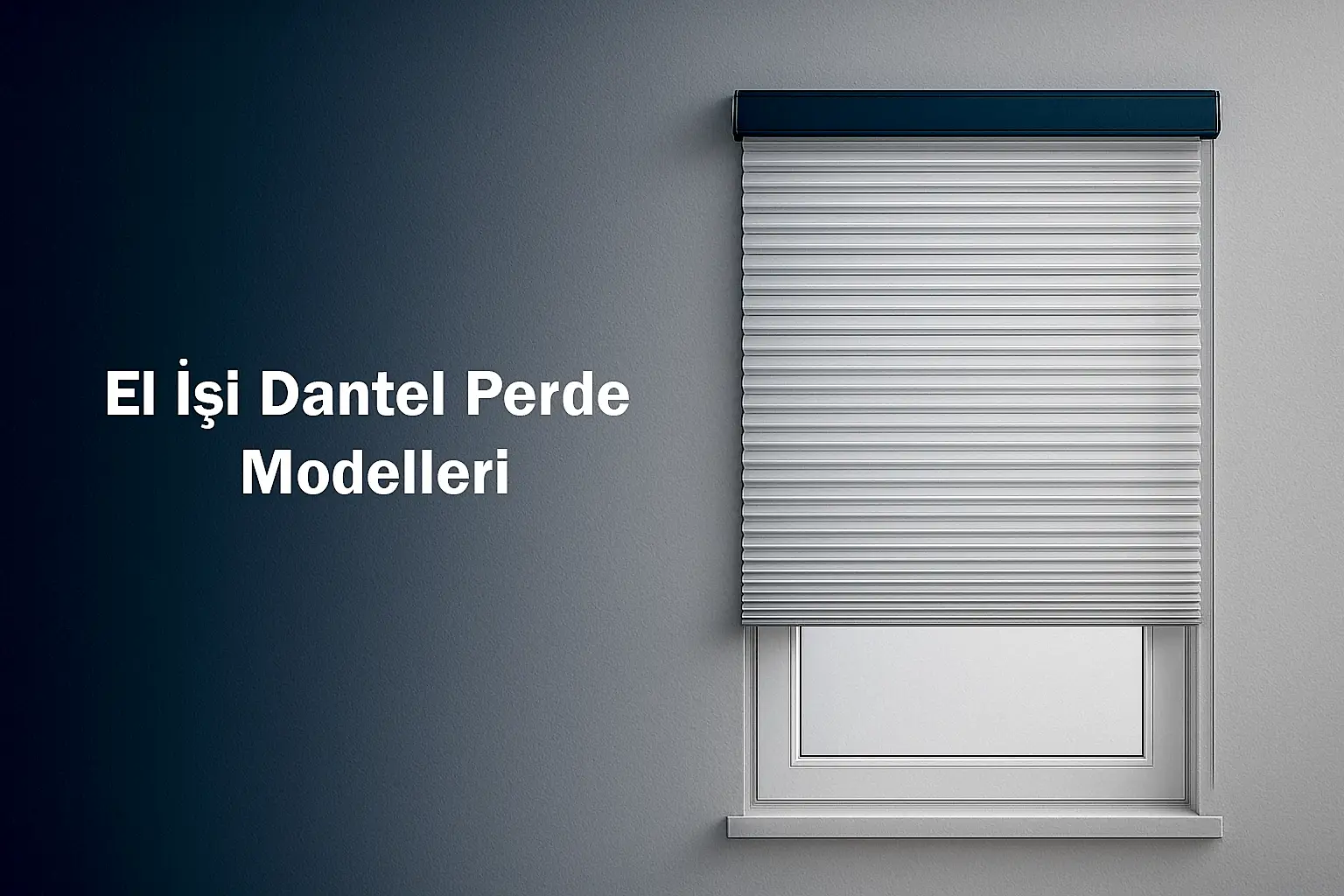 El İşi Dantel Perde Modelleri