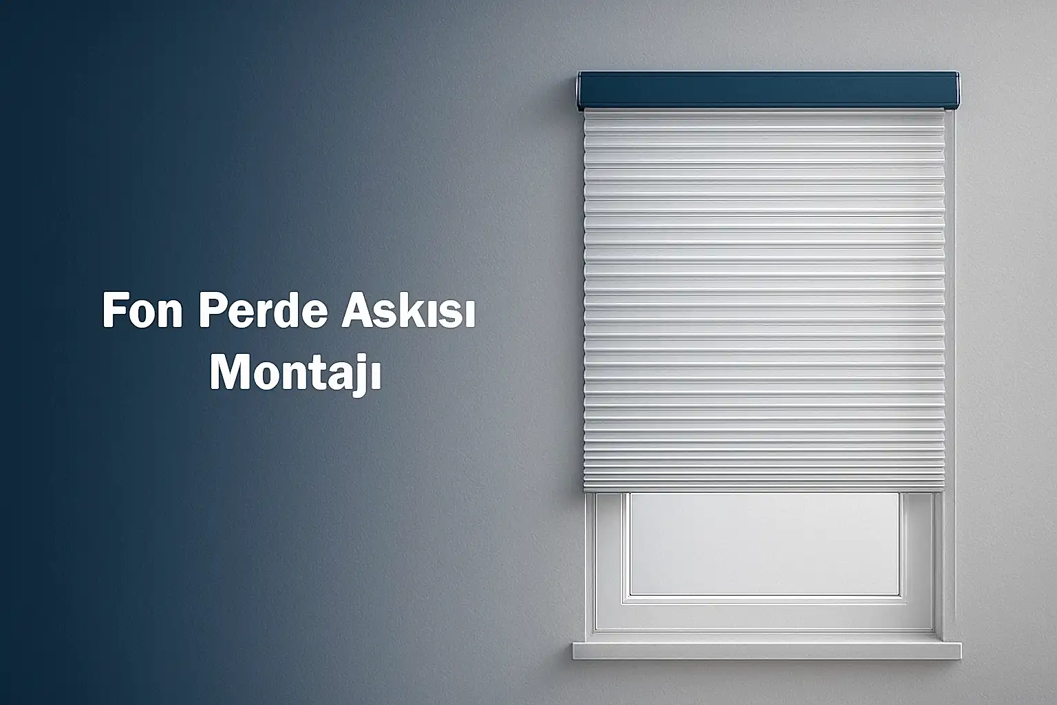 Fon Perde Askısı Montajı