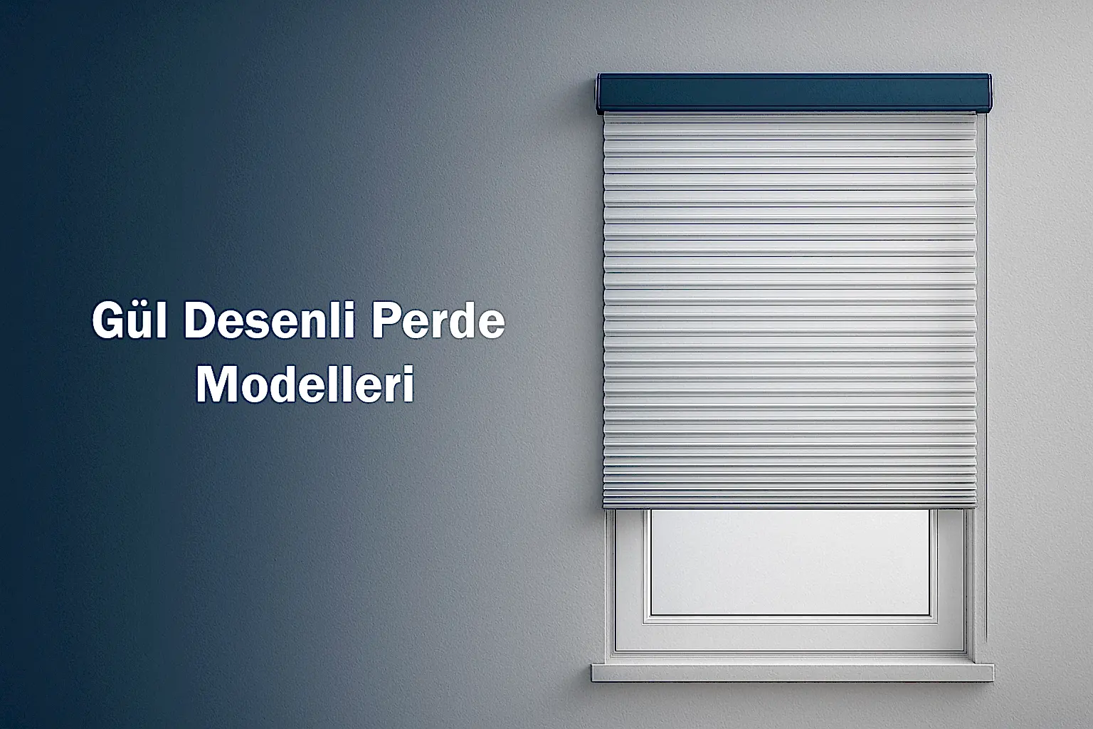 Gül Desenli Perde Modelleri