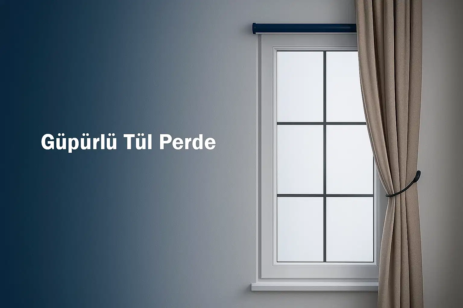 Güpürlü Tül Perde