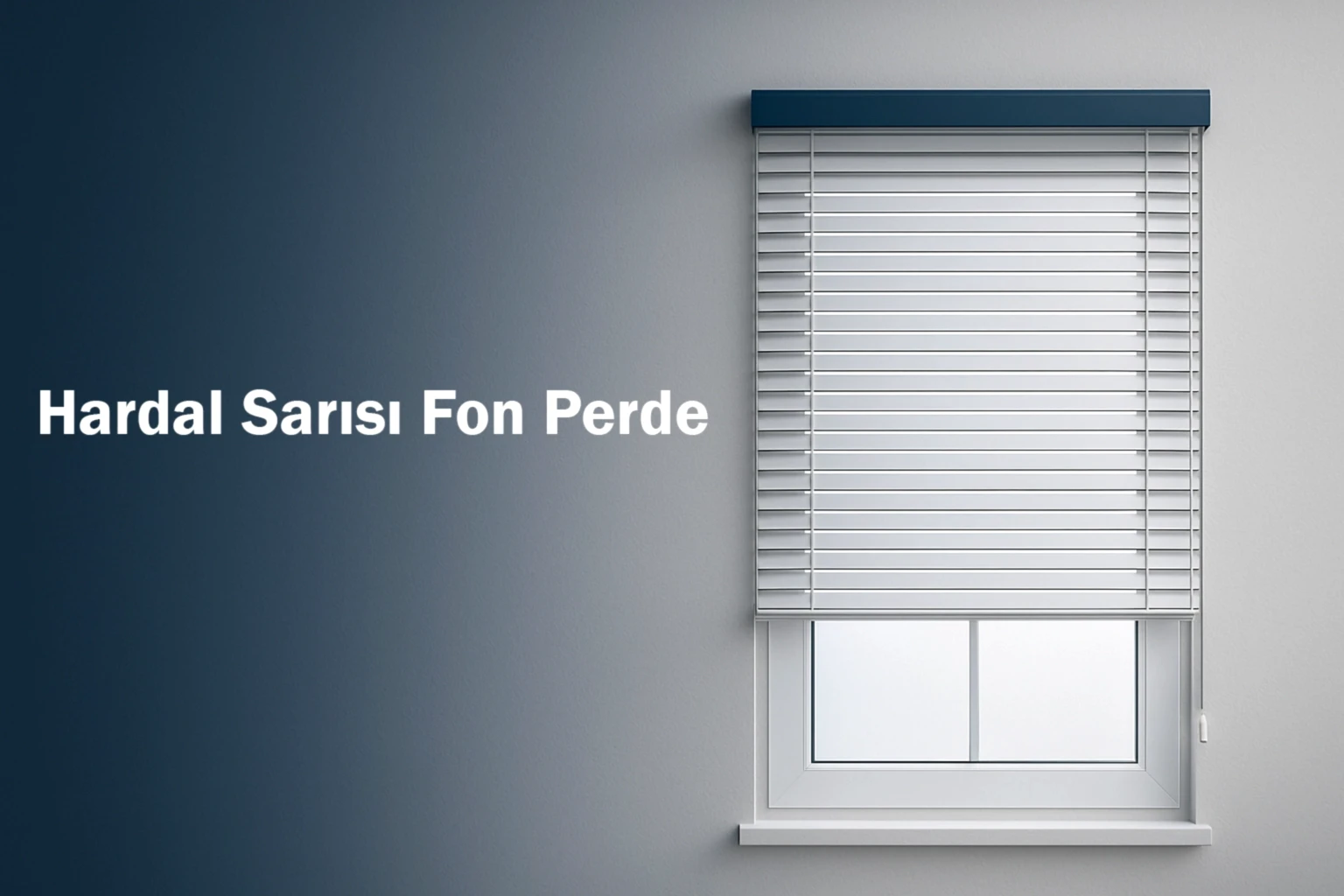 Hardal Sarısı Fon Perde