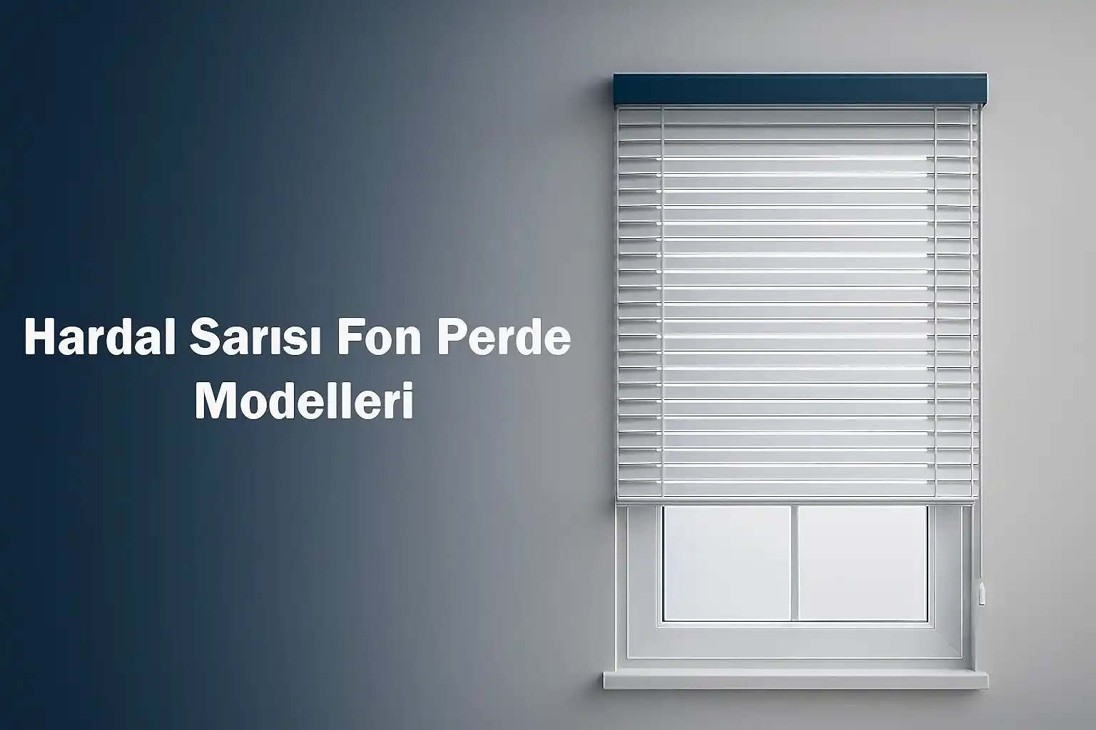 Hardal Sarısı Fon Perde Modelleri