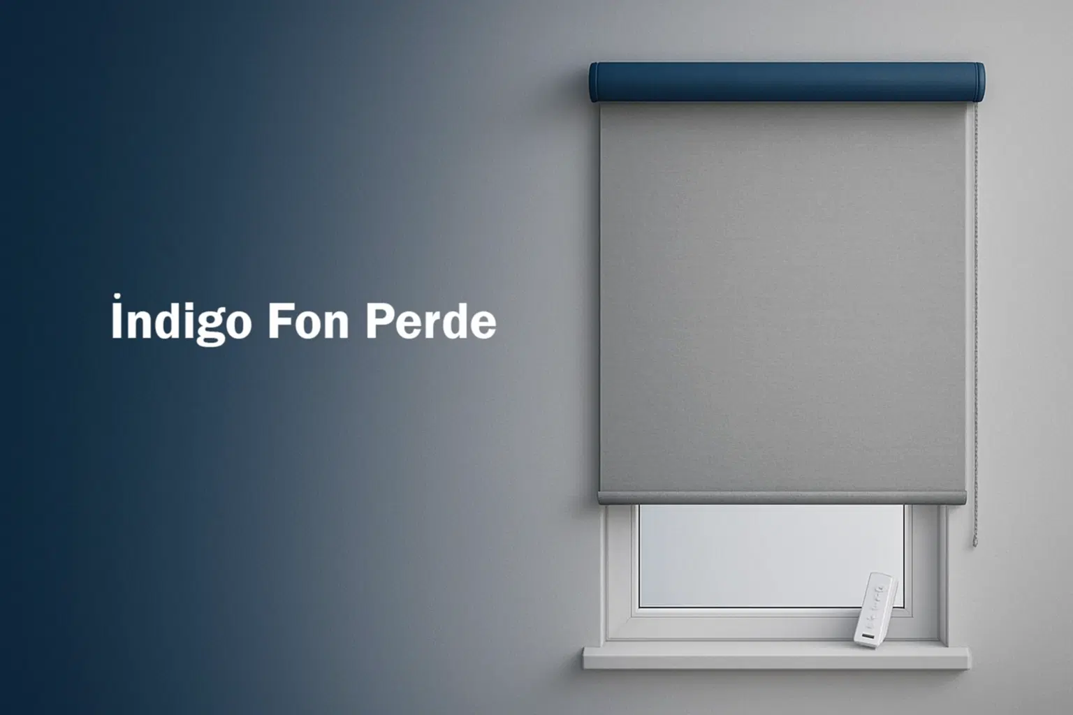 İndigo Fon Perde