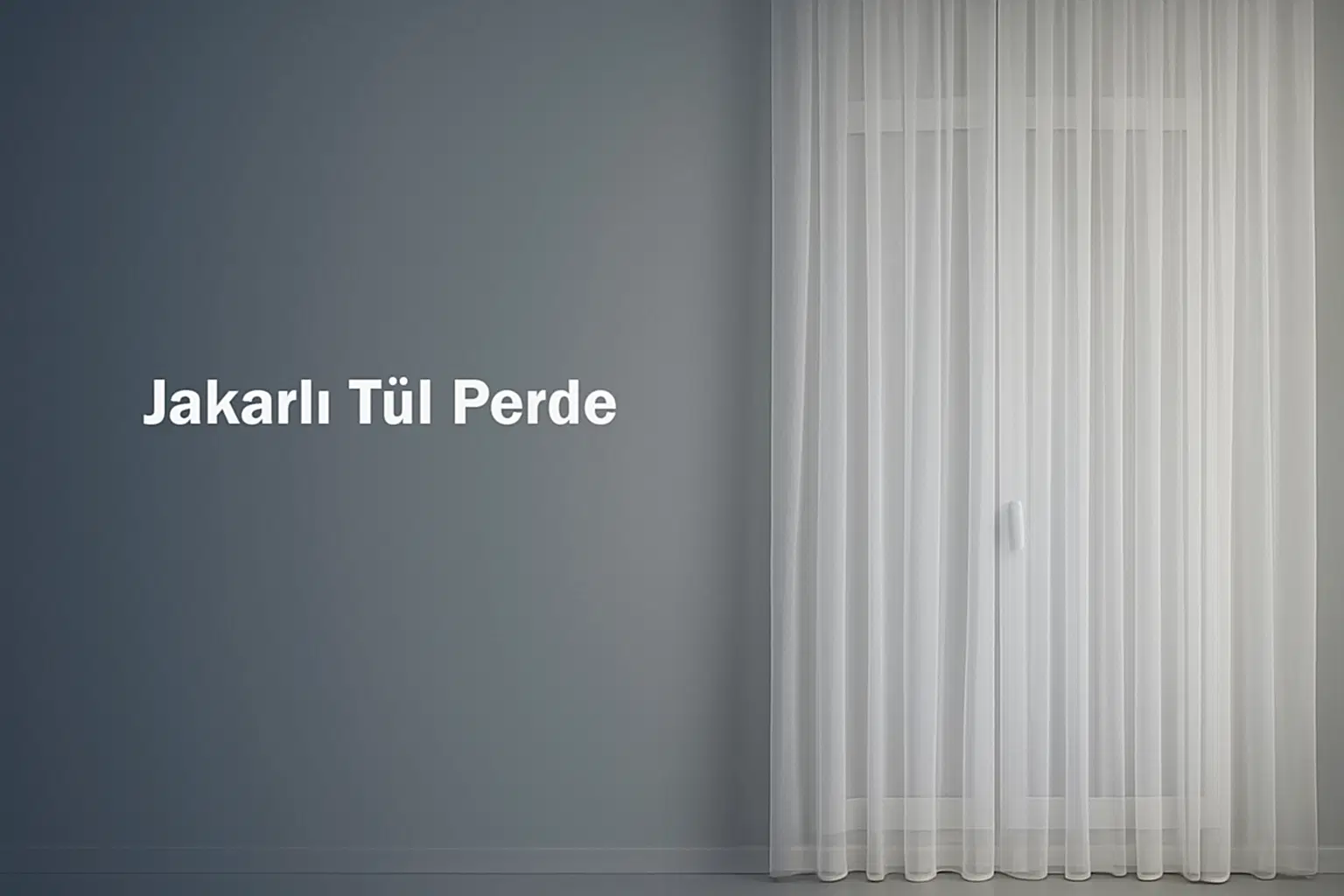 Jakarlı Tül Perde